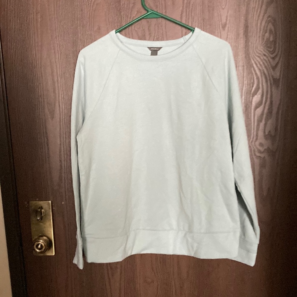 Eddie Bauer M mint green top